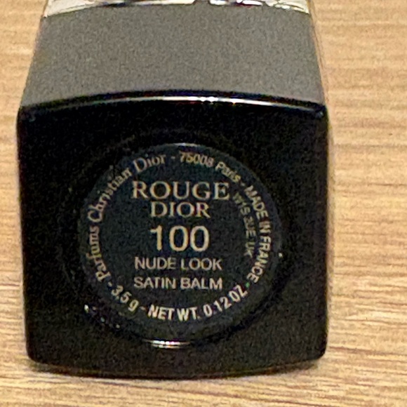 Rouge Dior Couture Color - Hydrating & Long-lasting lipstick 100 Nude Full Size - Picture 3 of 5